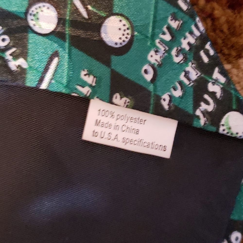 Beverly Hills Polo Club-Born to Golf Tie - Picture 3 of 4